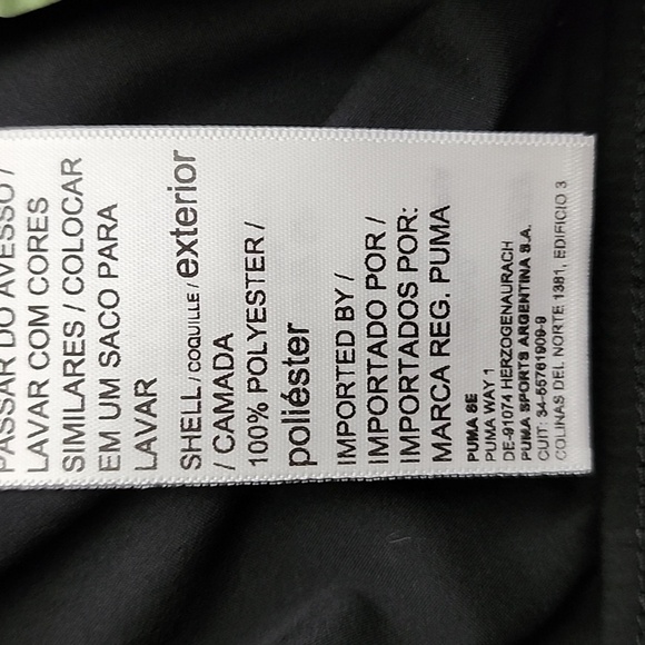 Puma Drycell Men's Black Lightweight Performance Jacket Windbreaker Sz M - Picture 9 of 13